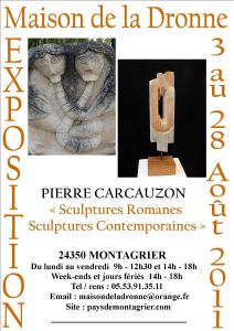 sculptures romanes, sculptures contemporaines