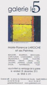 exposition collective  galerie le 5
